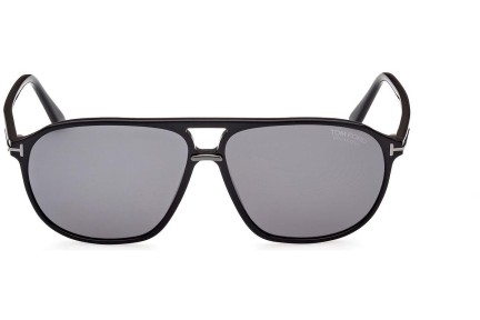 Sonnenbrille Tom Ford FT1026-N 01D Polarized Pilot Schwarz