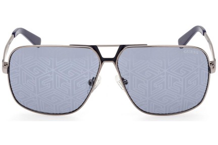 Sonnenbrille Guess GU00070 09V Pilot Silber