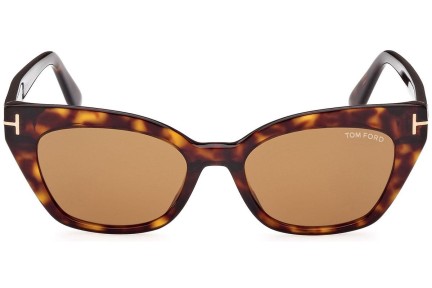 Sonnenbrille Tom Ford FT1031 52E Cat Eye Havanna