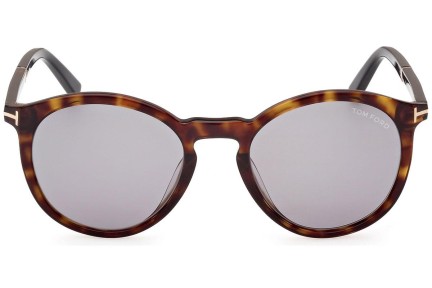 Sunglasses Tom Ford FT1021 52A Rund Havanna