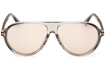 Sunglasses Tom Ford FT1023 93E Pilot Grau