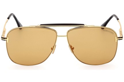 Sonnenbrille Tom Ford FT1017 30E Pilot Gold