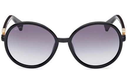 Sonnenbrille Max Mara MM0065 01B Rund Schwarz