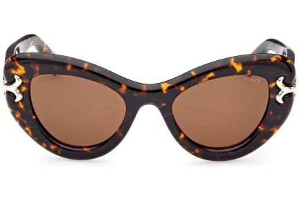 Sonnenbrille Emilio Pucci EP0212 52E Cat Eye Havanna