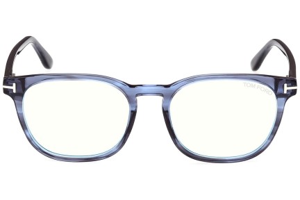 Brillen Tom Ford FT5868-B 092 Quadratisch Blau