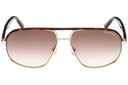 Sunglasses Tom Ford FT1019 30F Pilot Havanna