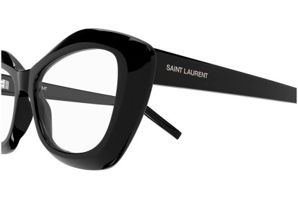 Brillen Saint Laurent SL68OPT 001 Cat Eye Schwarz