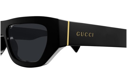 Sonnenbrille Gucci GG1134S 002 Rechteck Schwarz