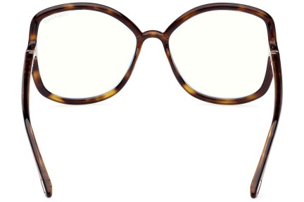 Glasses Tom Ford FT5845-B 052 Quadratisch Havanna