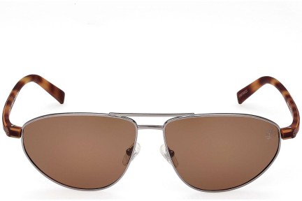 Sonnenbrille Timberland TB9324 08H Polarized Pilot Silber