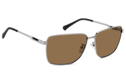 Sonnenbrille Polaroid PLD2143/G/S/X 6LB/SP Polarized Rechteck Silber