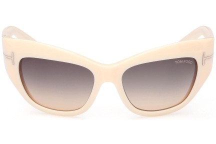 Sonnenbrille Tom Ford Brianna FT1065 25B Cat Eye Beige