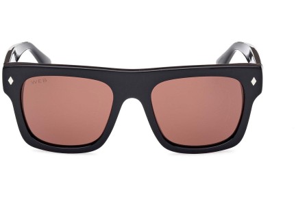 Sunglasses Web WE0354 01S Quadratisch Schwarz