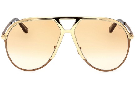 Sonnenbrille Tom Ford Xavier FT1060 30F Pilot Gold