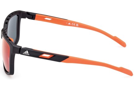 Sonnenbrille Adidas Sport SP0047 02Z Rechteck Schwarz