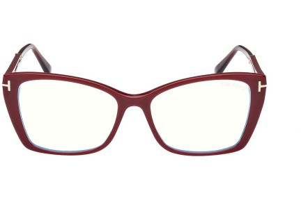 Brillen Tom Ford FT5893-B 069 Cat Eye Rot