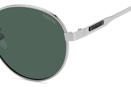 Sonnenbrille Polaroid PLD2144/G/S/X 6LB/UC Polarized Oval Silber