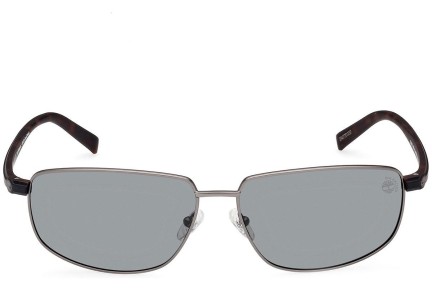 Sunglasses Timberland TB9325 09R Polarized Rechteck Silber