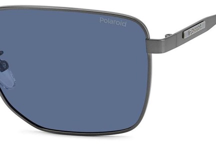 Sonnenbrille Polaroid PLD2143/G/S/X R80/C3 Polarized Rechteck Grau