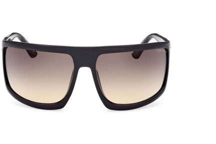 Sonnenbrille Tom Ford Clint 2 FT1066 01B Flat Top Schwarz