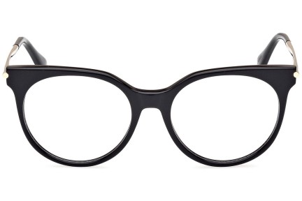 Brillen Max Mara MM5107 001 Rund Schwarz