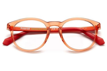 Glasses Polaroid Junior PLDD823 L7Q Rund Orange