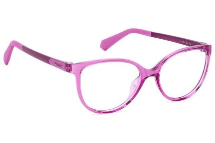 Glasses Polaroid Junior PLDD825 B3V Cat Eye Lila