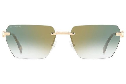 Sunglasses Dsquared2 D20102/S PEF/D6 Rechteck Gold