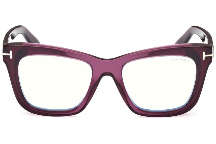 Brillen Tom Ford FT5881-B 081 Quadratisch Lila