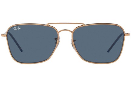 Sonnenbrille Ray-Ban Caravan Reverse RBR0102S 92023A Rechteck Gold