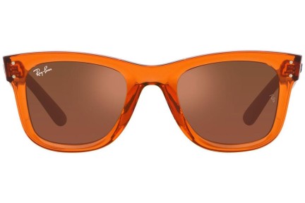 Sunglasses Ray-Ban Wayfarer Reverse RBR0502S 6712GM Quadratisch Orange