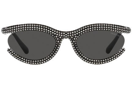 Sonnenbrille Swarovski SK6006 100187 Oval Schwarz