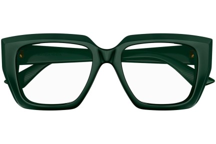 Glasses Bottega Veneta BV1032O 006 Quadratisch Grün