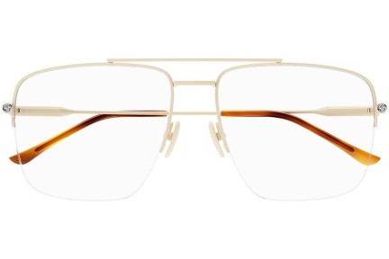 Glasses Gucci GG1415O 003 Rechteck Gold