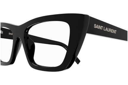 Brillen Saint Laurent SL276MICAOPT 003 Cat Eye Schwarz