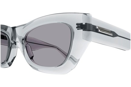 Sunglasses Bottega Veneta BV1251S 003 Cat Eye Grau