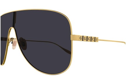 Sonnenbrille Gucci GG1436S 001 Monoscheibe | Shield Gold