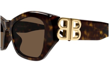 Sonnenbrille Balenciaga BB0311SK 002 Rechteck Havanna