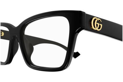 Glasses Gucci GG1476OK 001 Quadratisch Schwarz