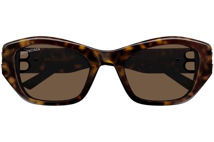 Sonnenbrille Balenciaga BB0311SK 002 Rechteck Havanna