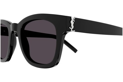 Sonnenbrille Saint Laurent SLM124 001 Rechteck Schwarz