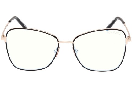 Glasses Tom Ford FT5906-B 001 Cat Eye Schwarz