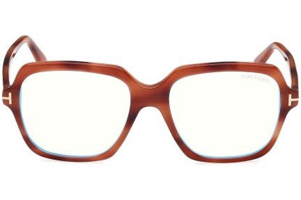 Brillen Tom Ford FT5908-B 054 Quadratisch Havanna