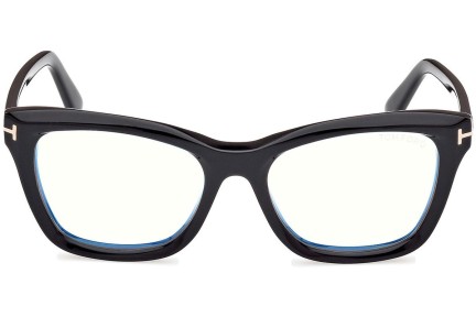 Glasses Tom Ford FT5909-B 001 Cat Eye Schwarz