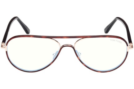 Glasses Tom Ford FT5897-B 053 Pilot Havanna