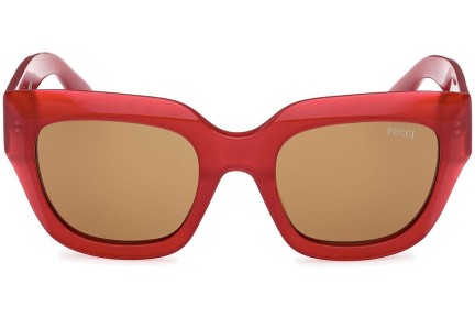 Sonnenbrille Emilio Pucci EP0215 69E Quadratisch Rot