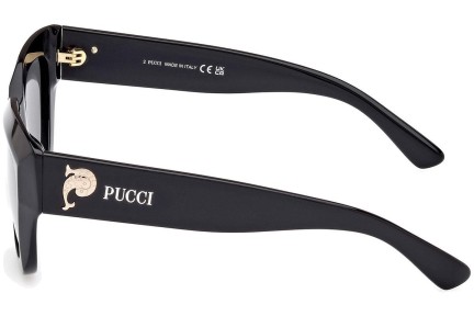 Sonnenbrille Emilio Pucci EP0215 01A Quadratisch Schwarz