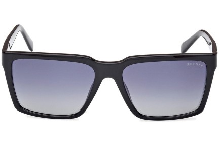 Sonnenbrille Guess GU00084 01D Polarized Quadratisch Schwarz