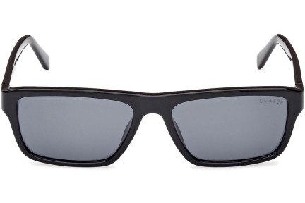 Sonnenbrille Guess GU00085 01D Polarized Rechteck Schwarz