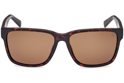 Sonnenbrille Timberland TB9335-H 52H Polarized Quadratisch Havanna